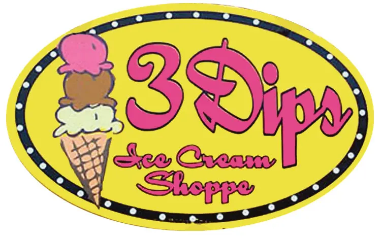 3 Dips Ice Cream Shop 1