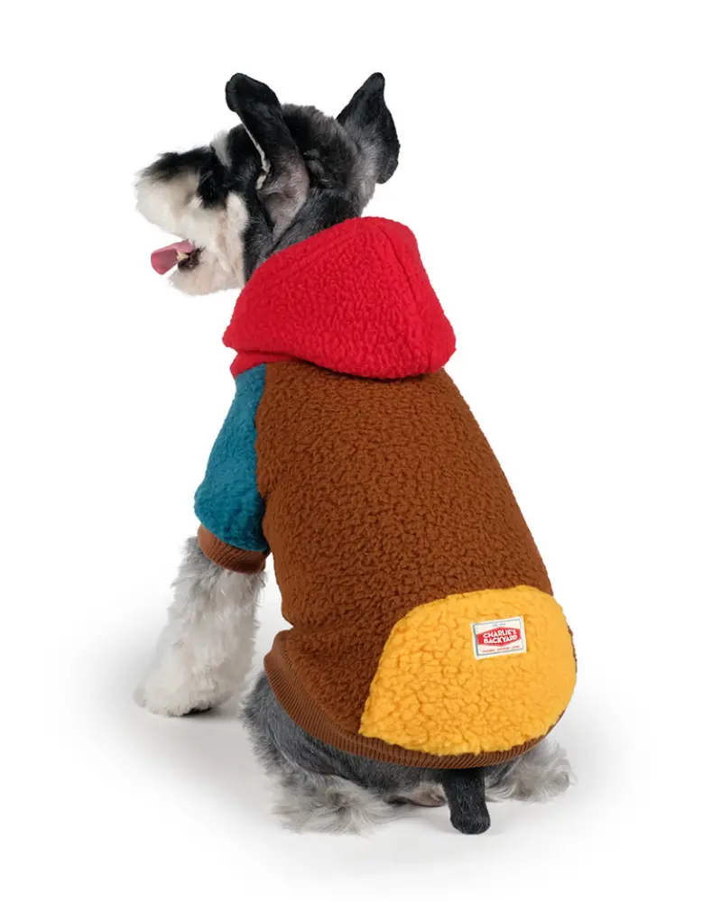 Cooper Plush Fleece Dog Hoodie 1