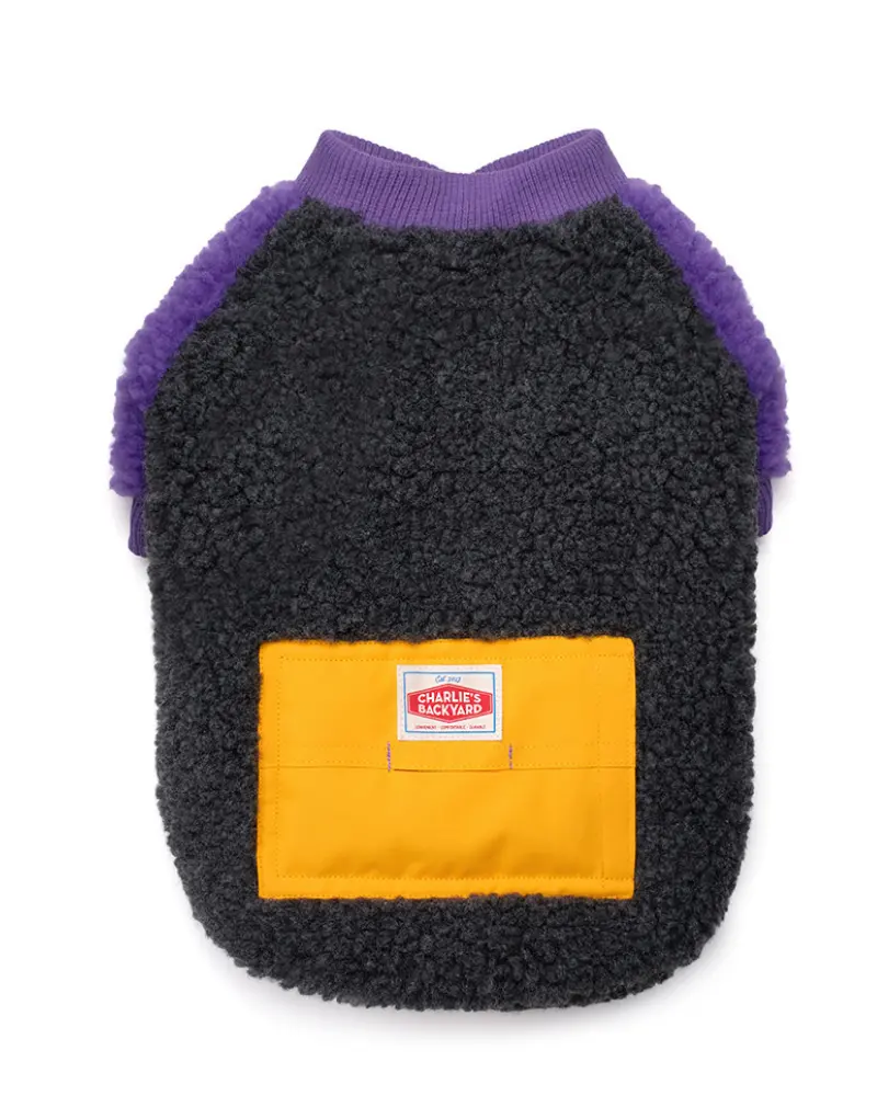 Tripper Nubbly Fleece Dog Pullover In Grey << Final Sale >> 1