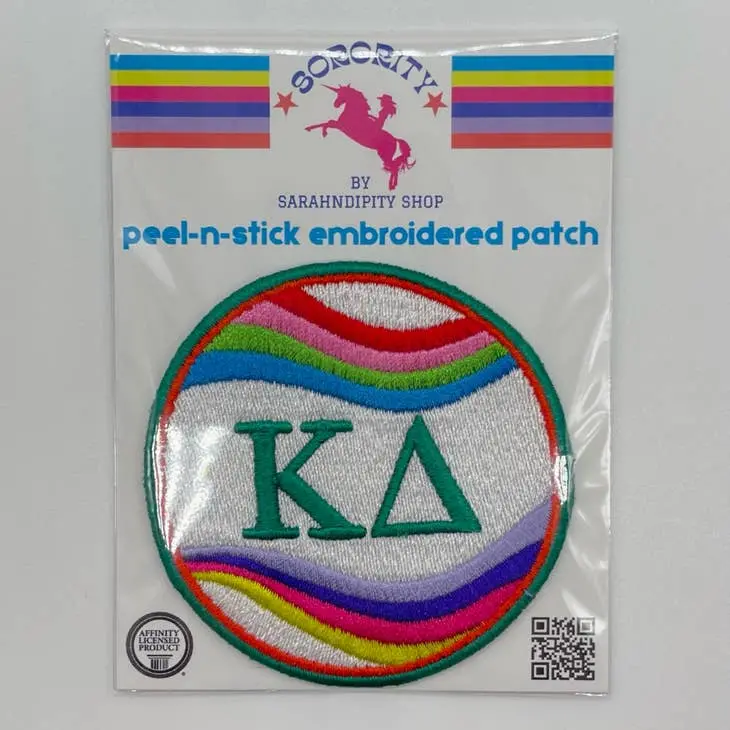 Kappa Delta Colorful Peel & Stick Patch 1