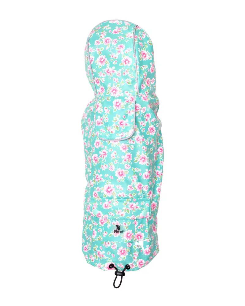 London Dog Raincoat In Teal (Final Sale) 1