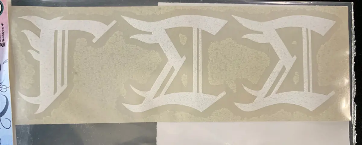 Gamma Sigma Sigma Vinyl Decal - Discontinued 1