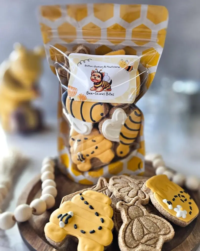 Bee-Licious Peanut Butter Dog Treats 1