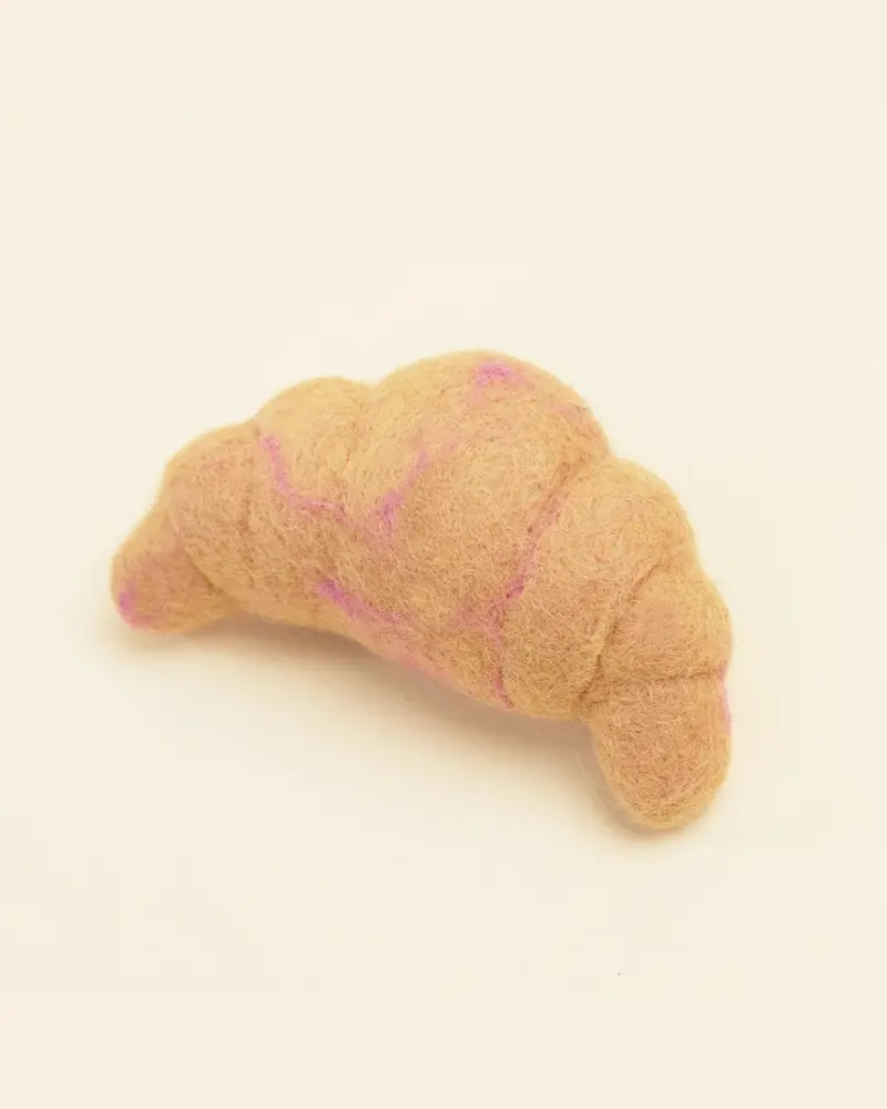 Wool Croissant Dog Toy 1