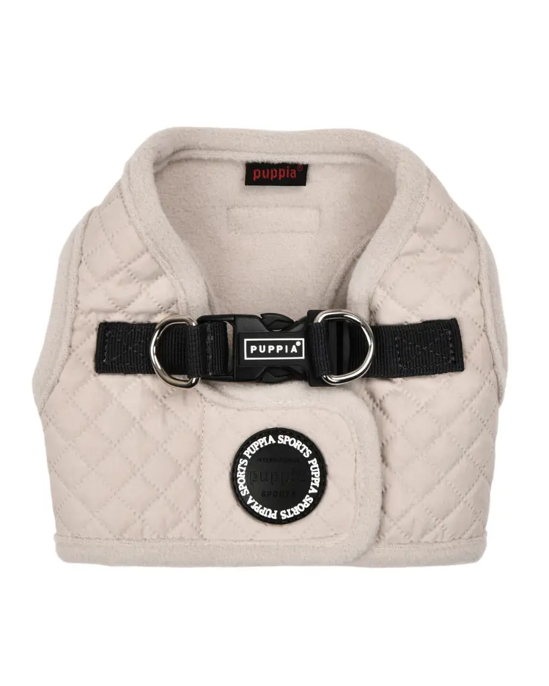Irvin Fleece-Lined Dog Harness In Cream 1
