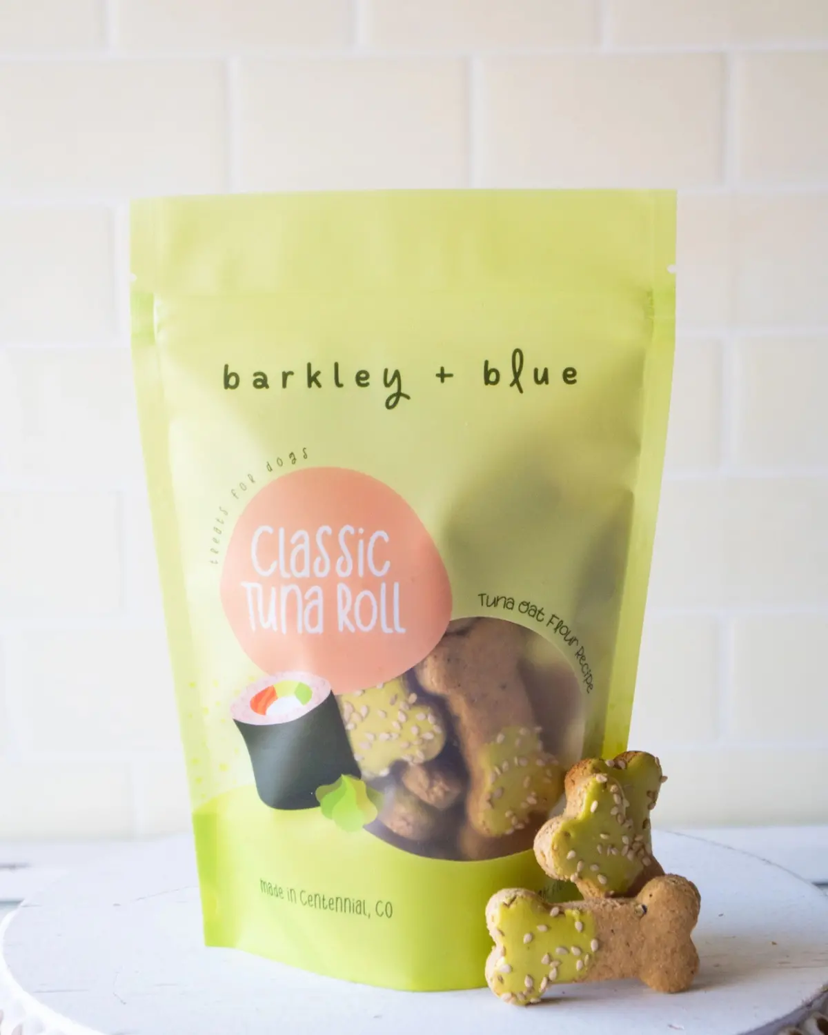 Classic Tuna Roll Dog Bone Biscuits Treats 1