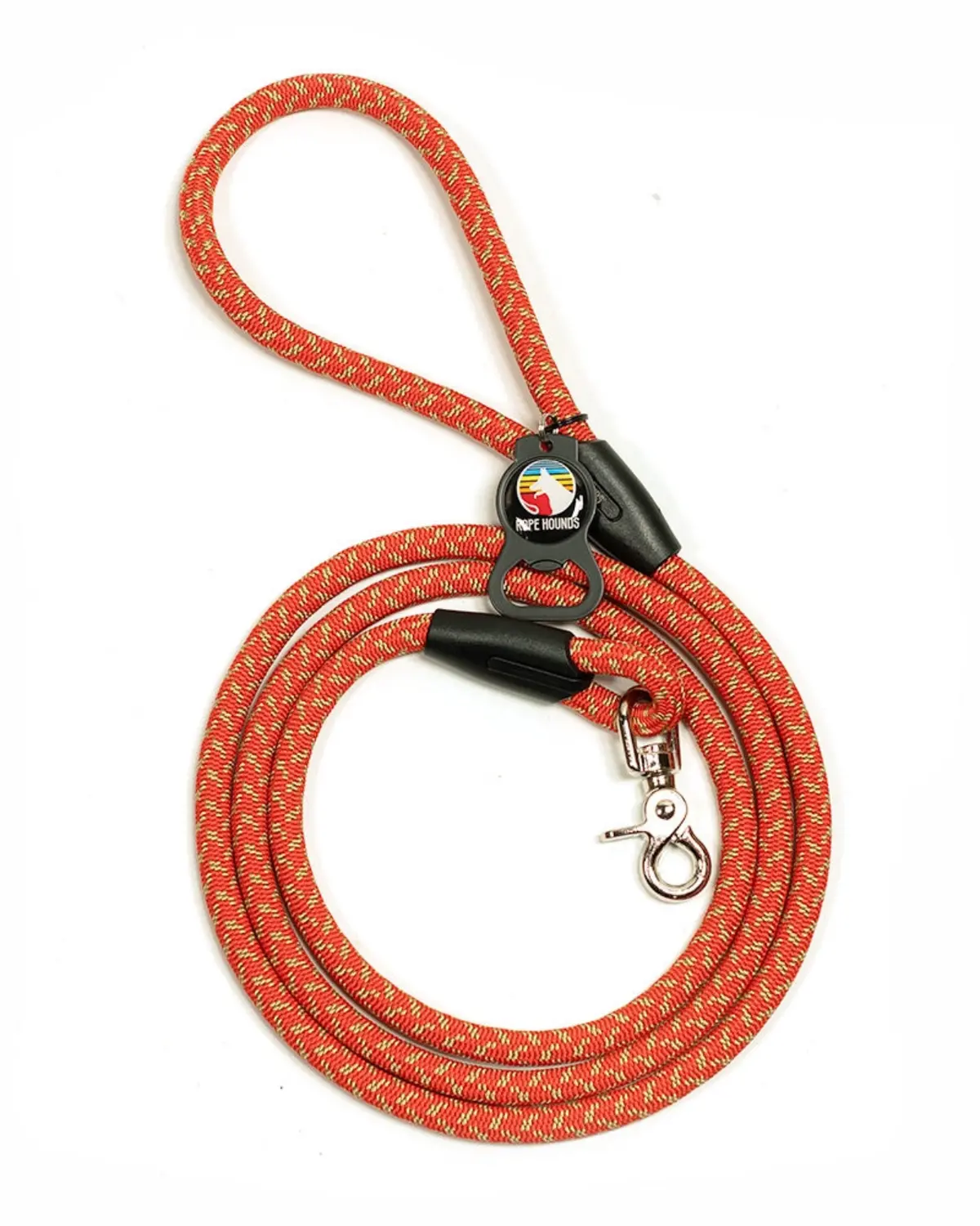 Classic Single Handle Dog Leash In Inferno (Made In The Usa) 1
