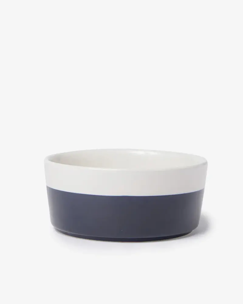Dipper Dog Bowl In Navy 1