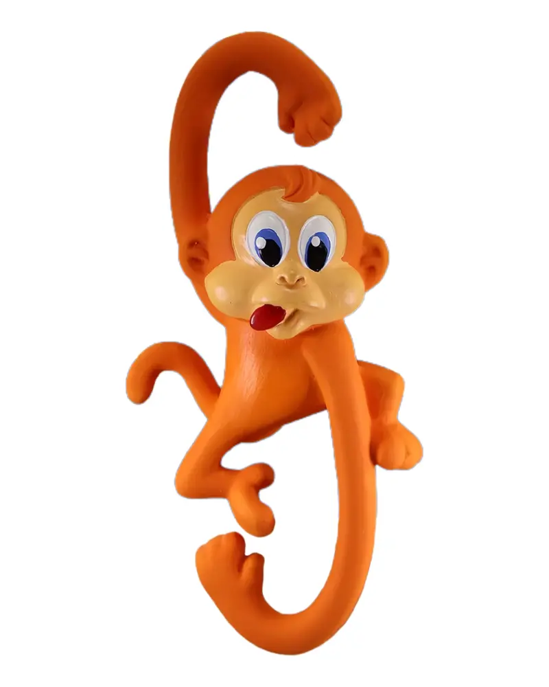 Naturflex Latex Monkey Squeaky Dog Toy 1