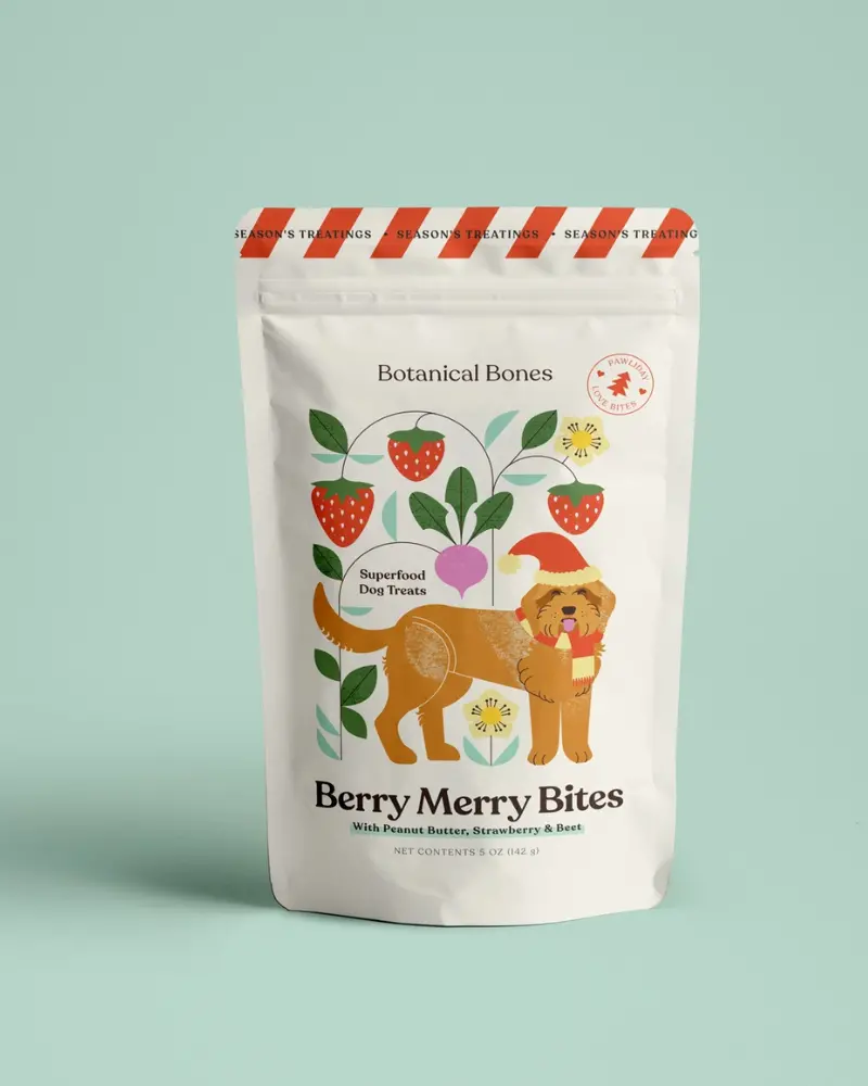 Berry Merry Bites Holiday Dog Treats 1