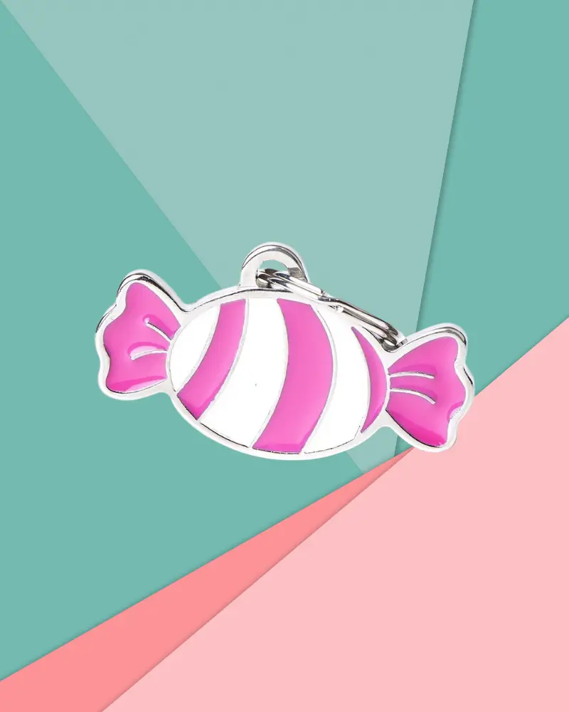 Sweet As Candy Custom Pet Id Tag 1