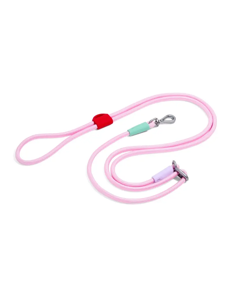 Hands-Free Rope Dog Leash In Bubblegum Or Retro 1