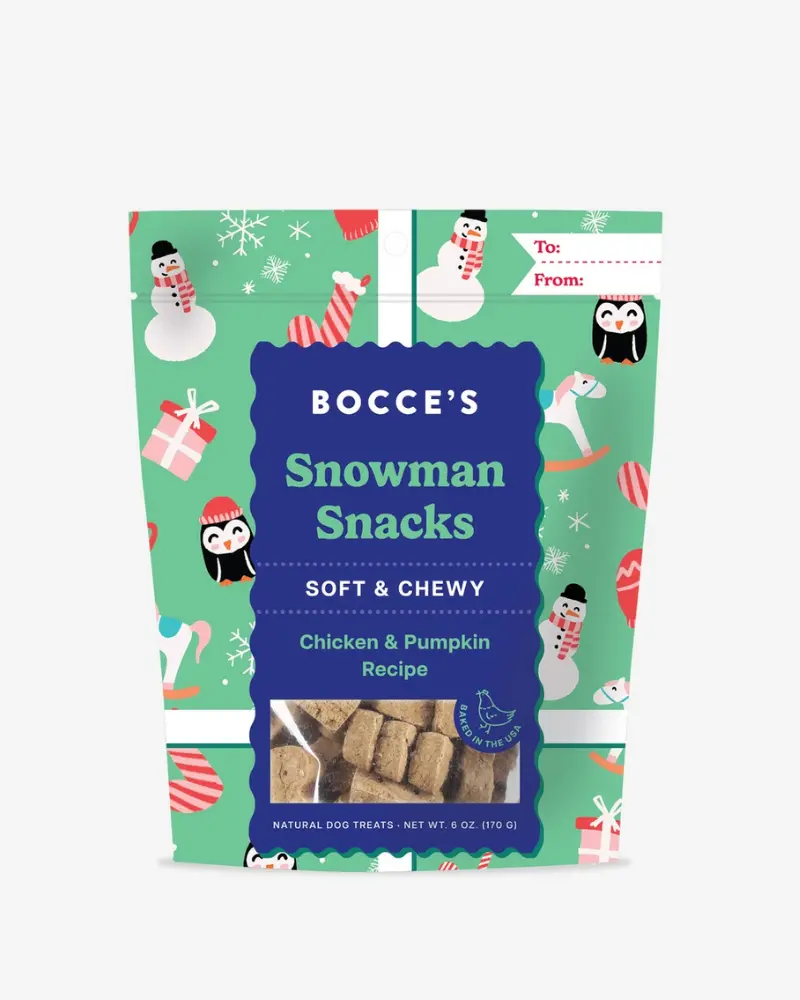 Snowman Snacks Chicken + Pumpkin Dog Treats (Final Sale) 2