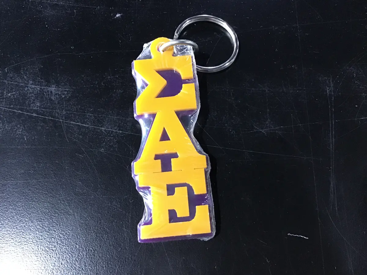 Sigma Alpha Epsilon Acrylic Keychain 1