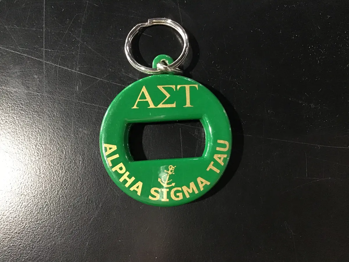 Alpha Sigma Tau Bottle Opener 1