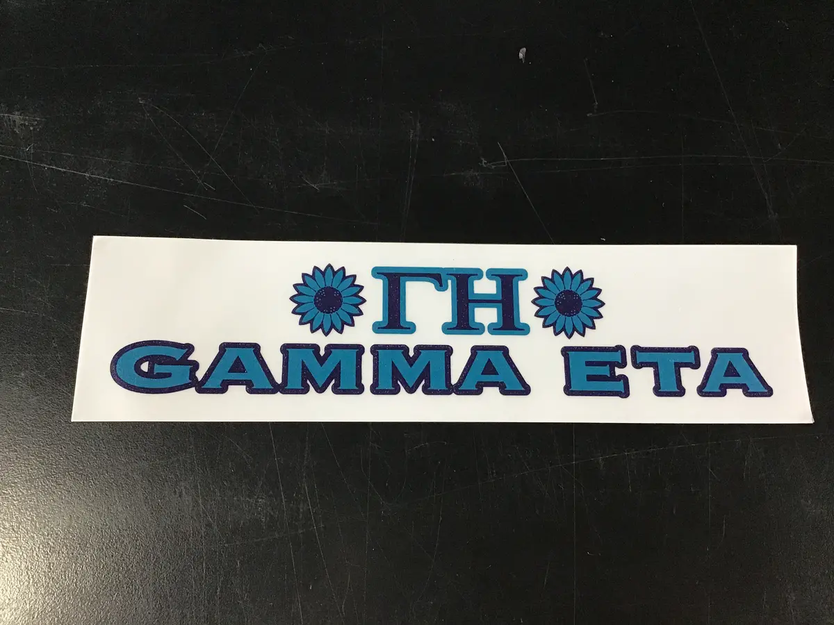 Gamma Eta Bumper Sticker - Discontinued 1