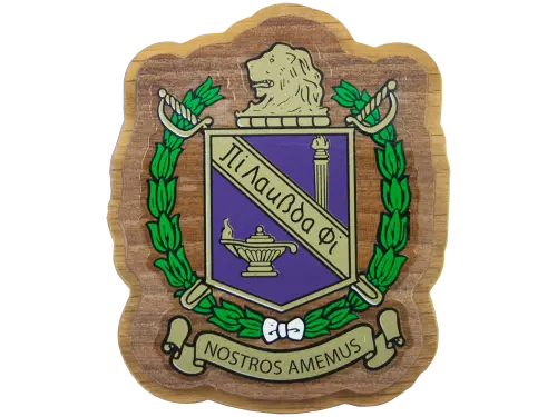 Pi Lambda Phi Large Wood Crest 1