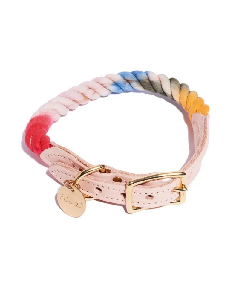 Rope Collar In Henri Ombre (Made In The Usa) 1