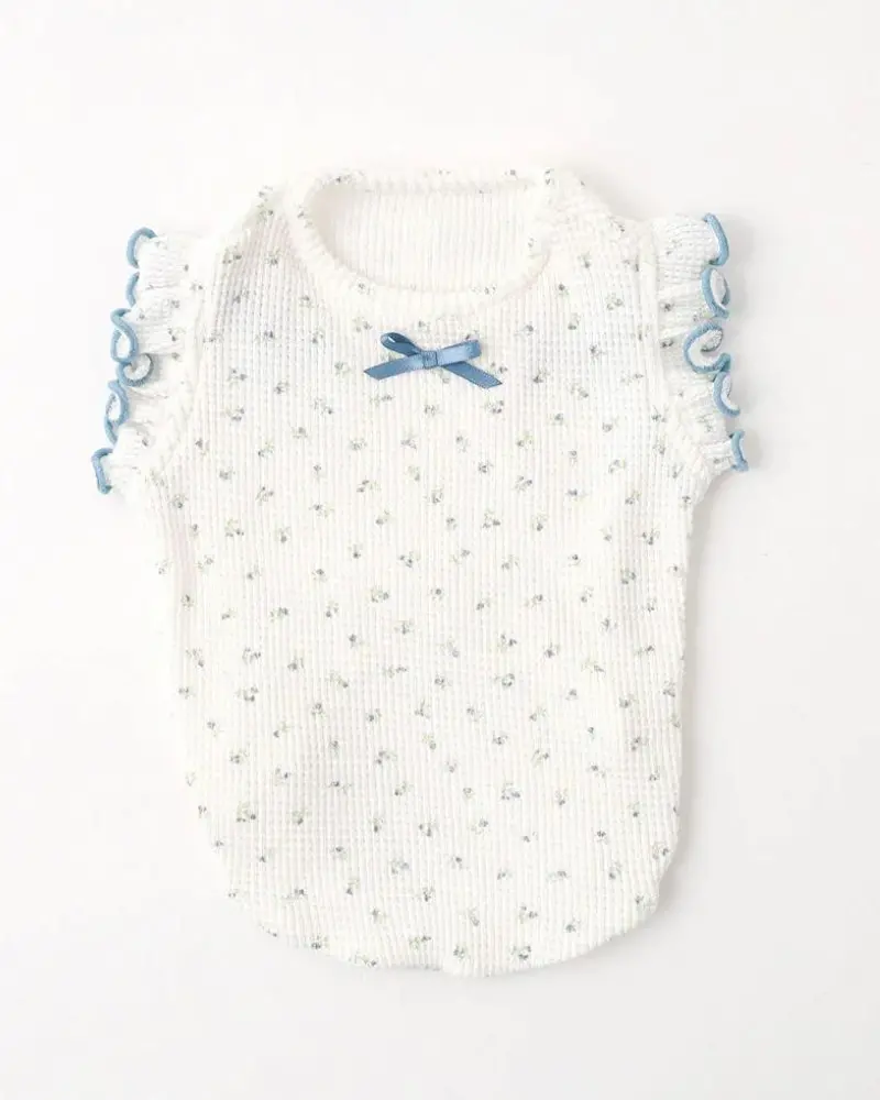 Flutter Sleeve Floral Top For Dogs (Cooling Effect) (Final Sale) 1