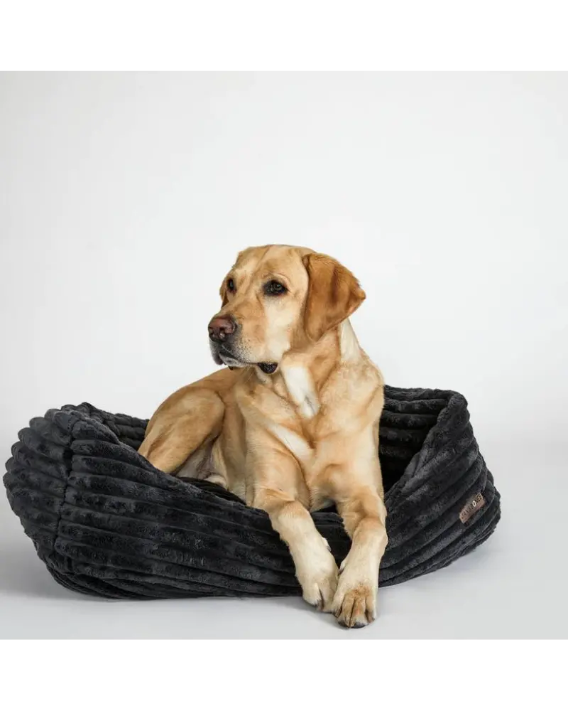 Napper Dog Bed In Luna Black (Custom/Direct-Ship) (Made In The Usa) 1
