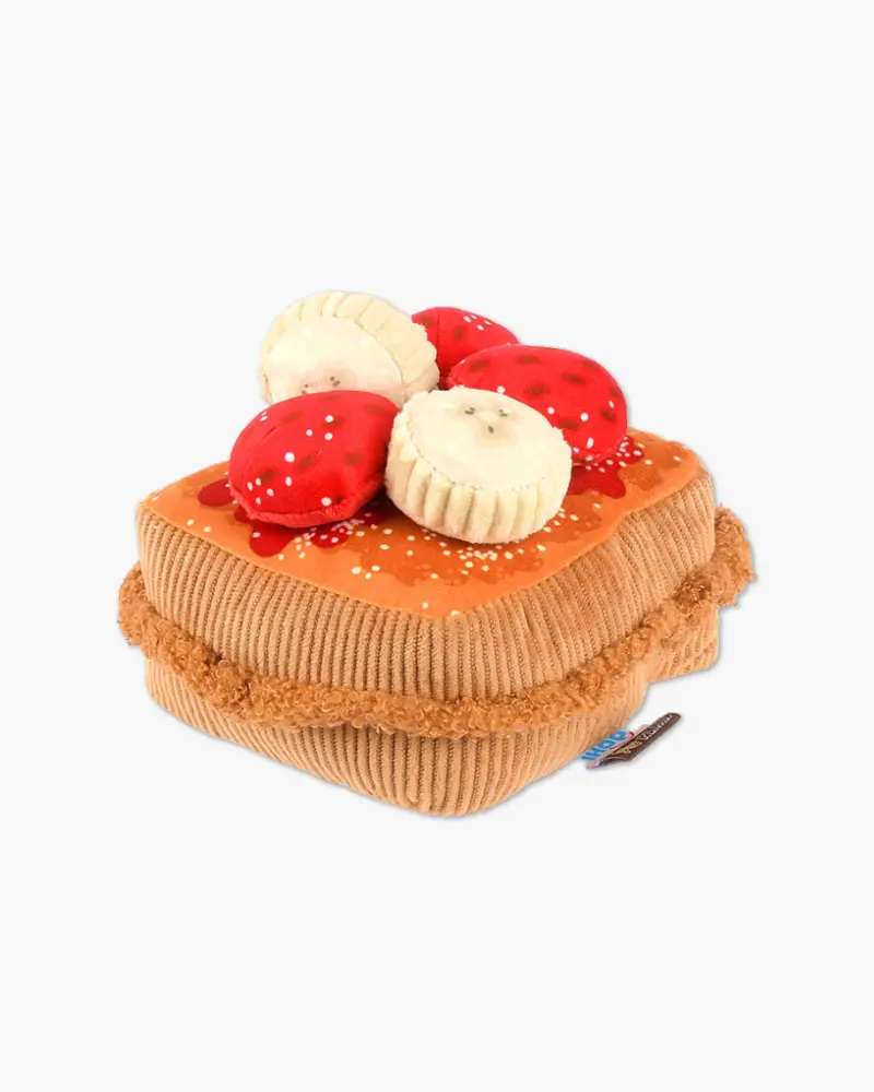Play X Ihop | Thick 'N Fluffy French Toast Dog Toy 1
