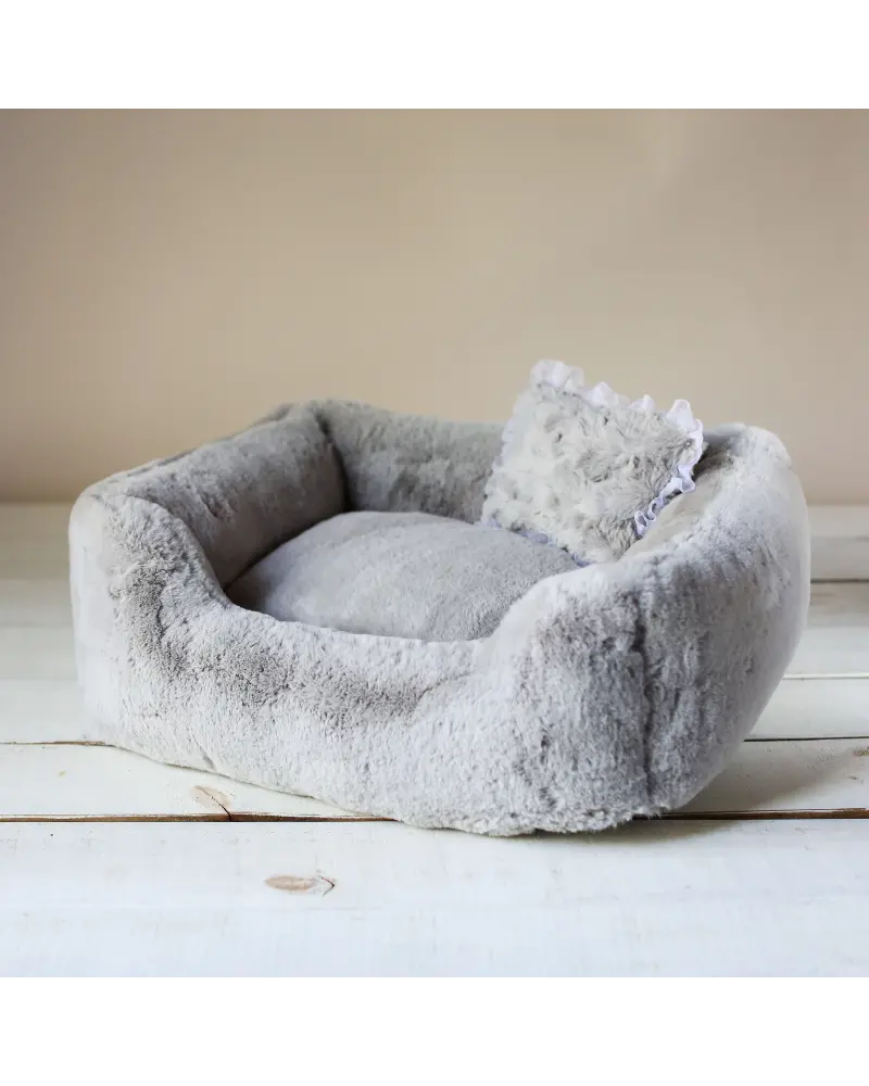 The Divine Dog Bed In Grey (Custom/Direct-Ship) (Made In The Usa) 1