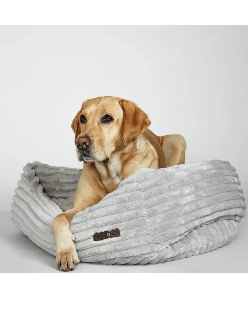 Napper Dog Bed In Luna Grey (Custom/Direct-Ship) (Made In The Usa) 1