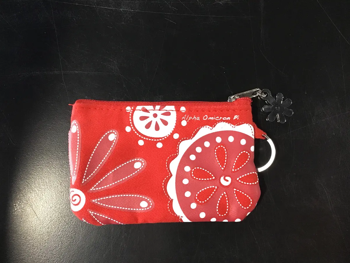 Alpha Omicron Pi Id Coin Purse 1