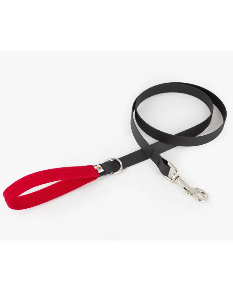 Funston Dog Leash In Red (Made In The Usa) 1