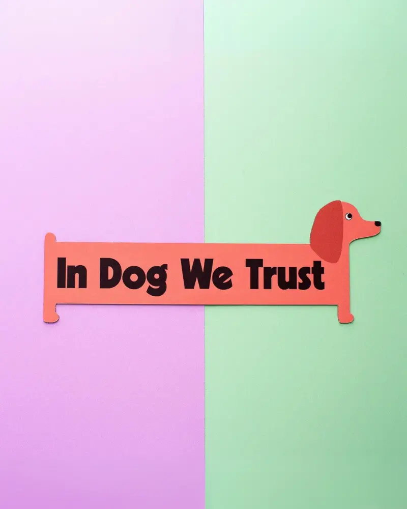 In Dog We Trust Magnet 1