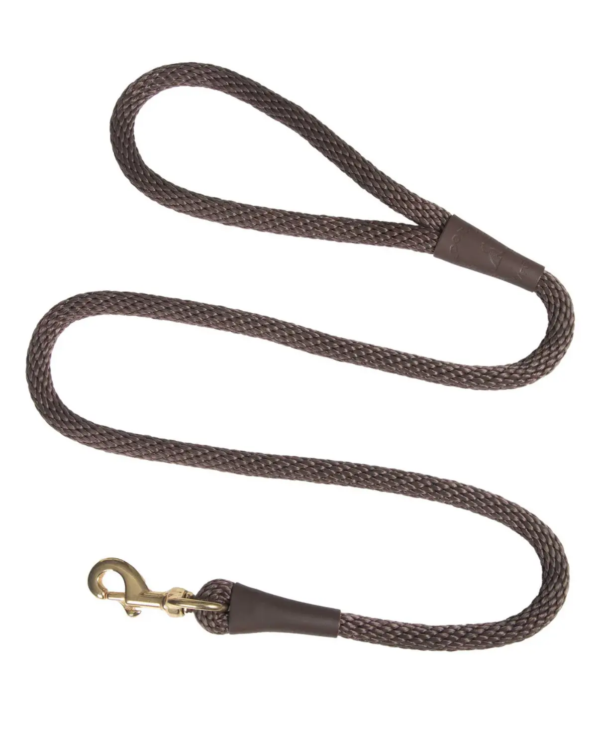 Snap Leash In Dark Brown (Made In The Usa) 1