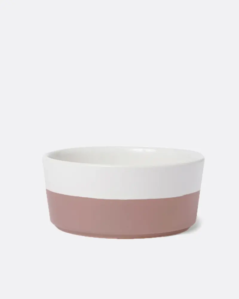 Dipper Dog Bowl In Mauve 1
