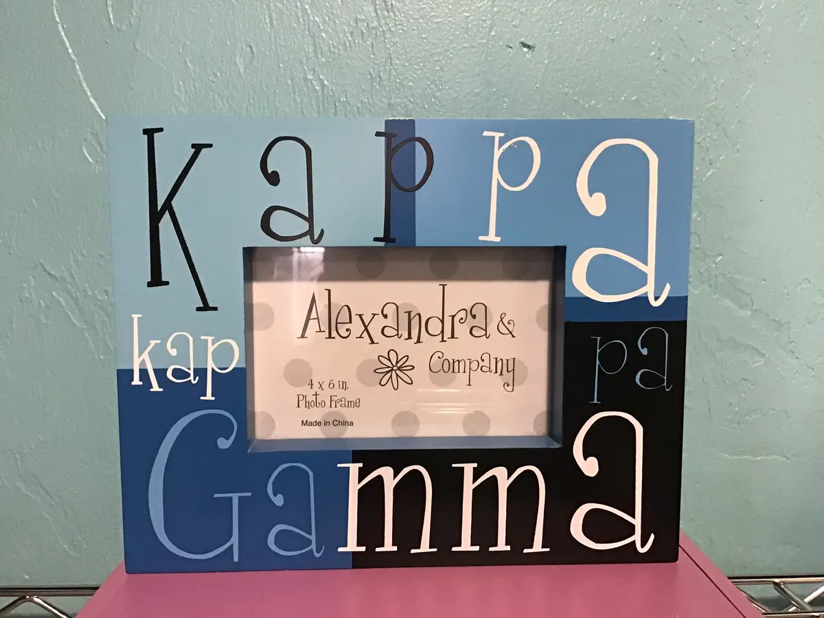 Kappa Kappa Gamma Block Frame 1