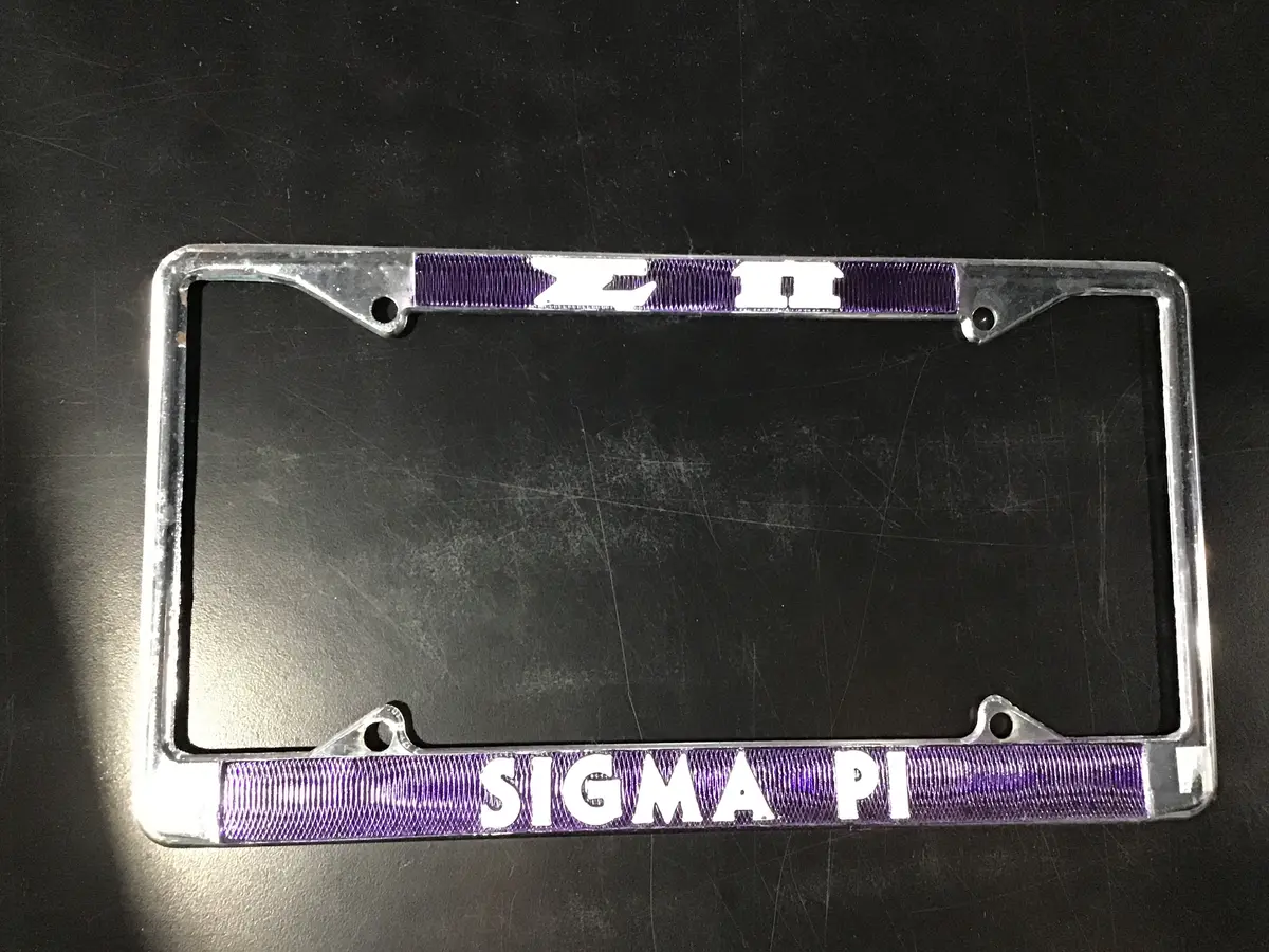Sigma Pi License Frame 1