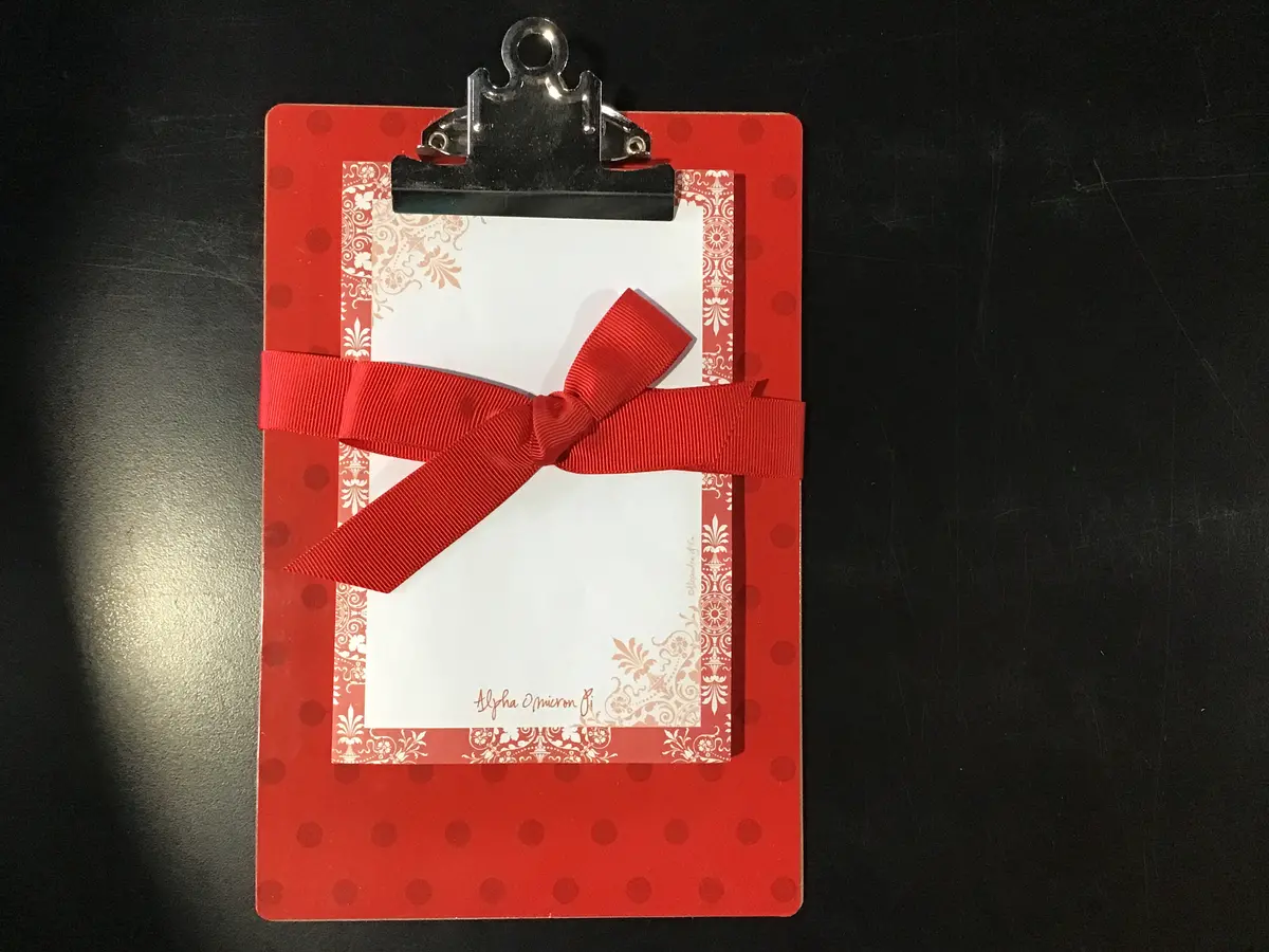 Alpha Omicron Pi Clipboard 1