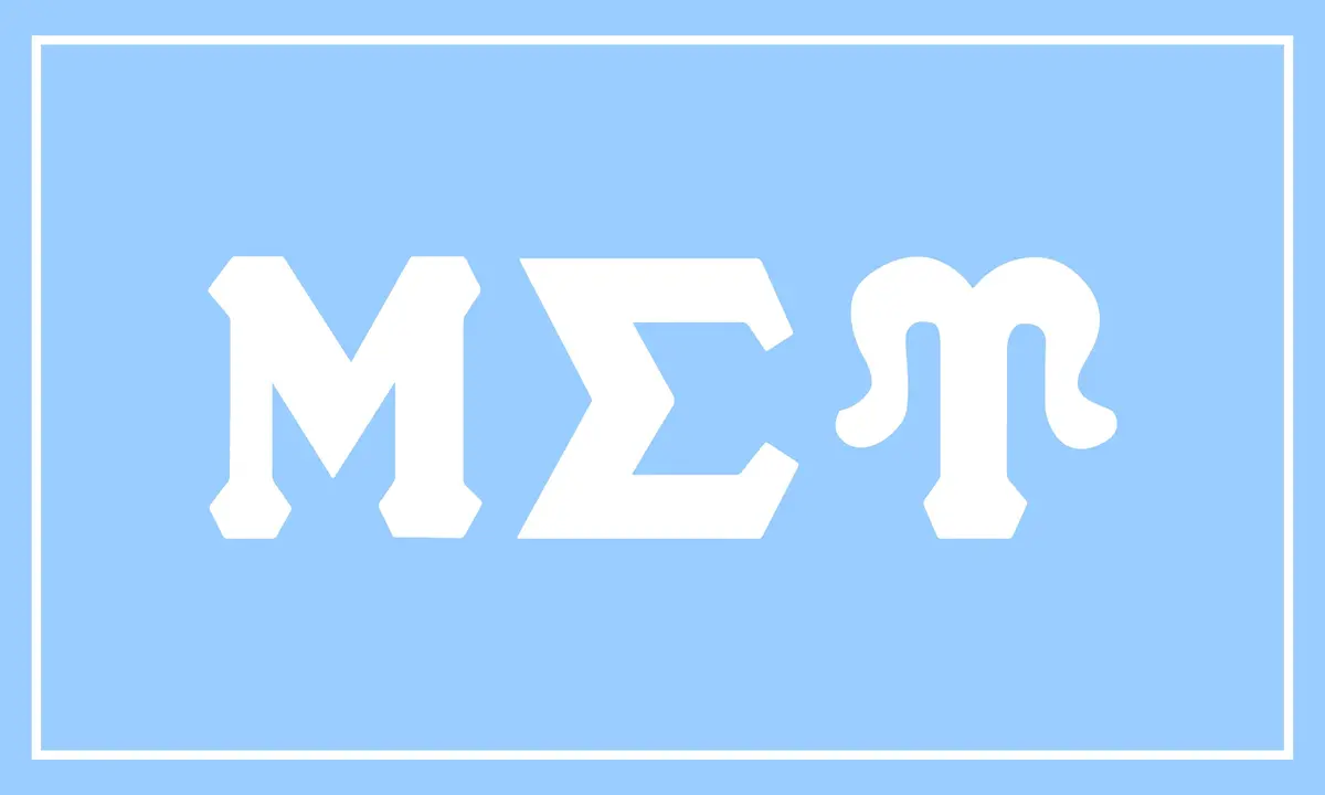 Mu Sigma Upsilon Letter Flag 1