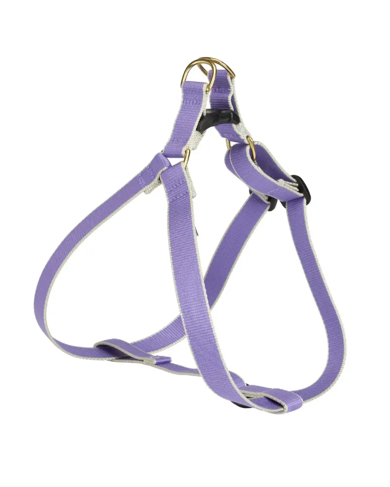 Color Market Bamboo Dog Harness In Lavender (Made In The Usa) 1