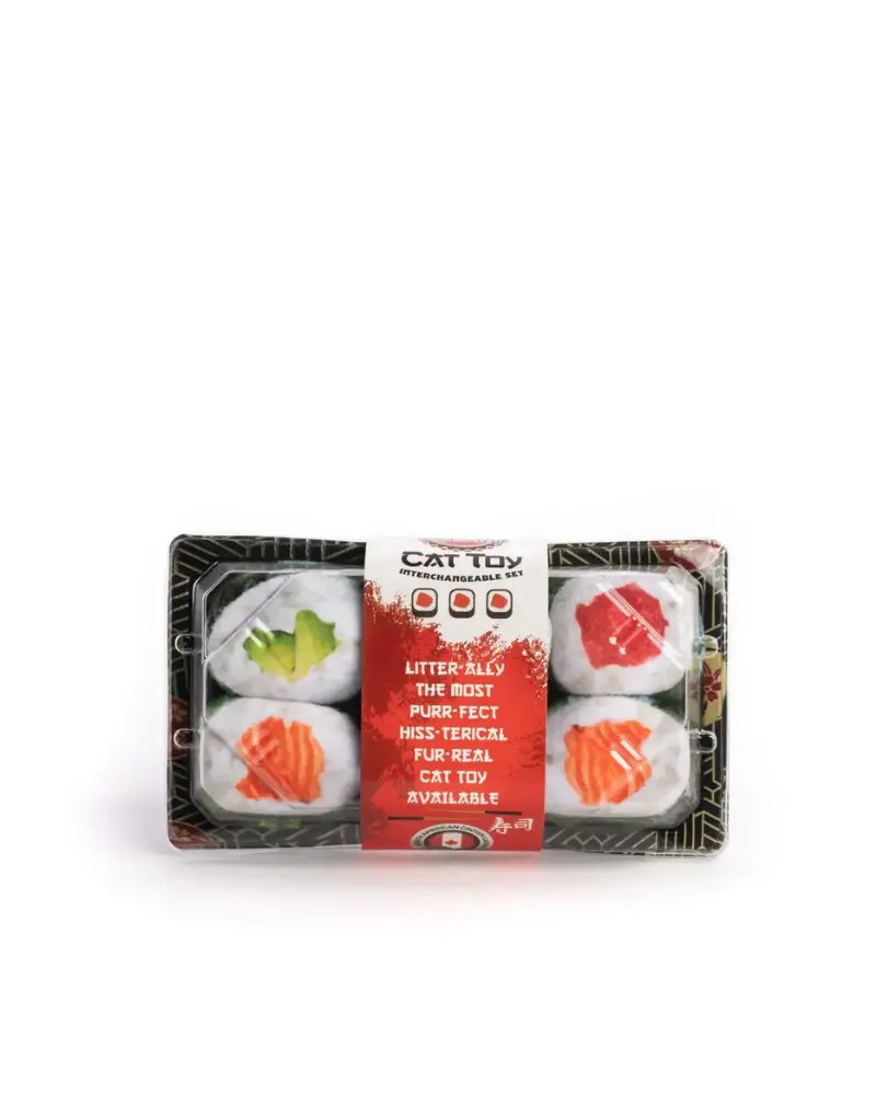 Sushi Roll Catnip Toy 1