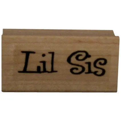 Lil Sis Rubber Stamp 1