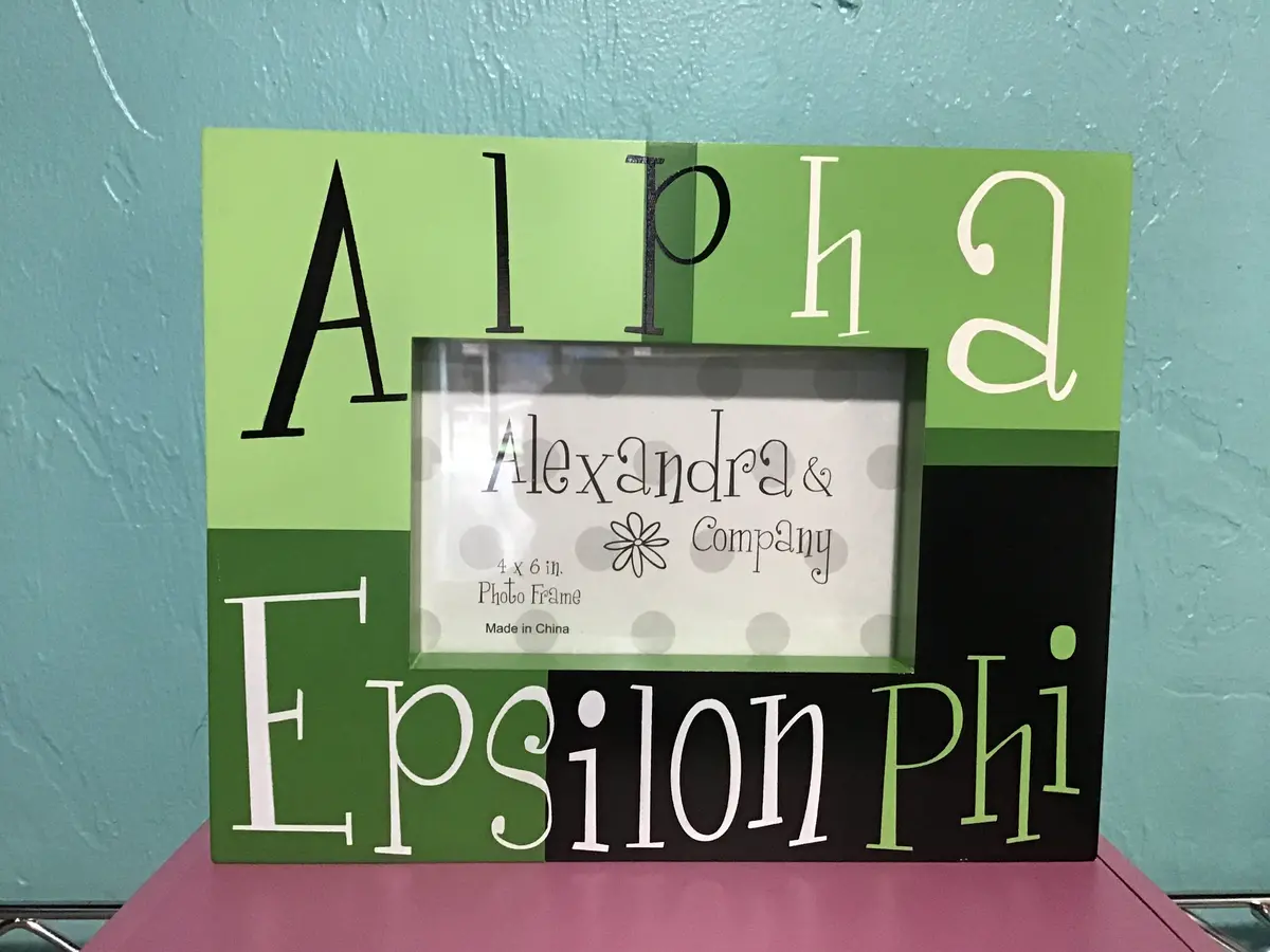 Alpha Epsilon Phi Block Frame 1