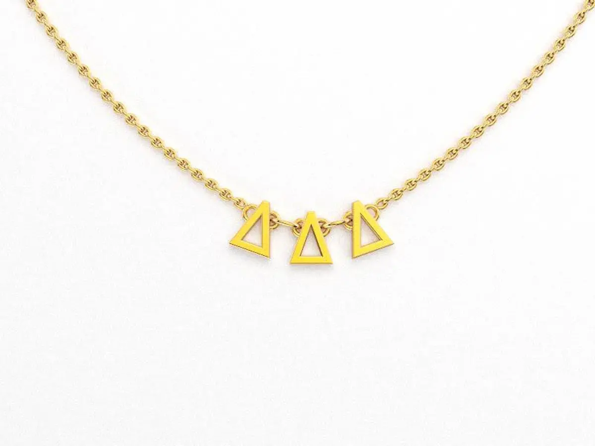 Delta Delta Delta Phoebe Greek Necklace 1