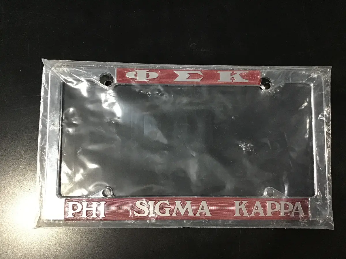 Phi Sigma Kappa License Frame 1