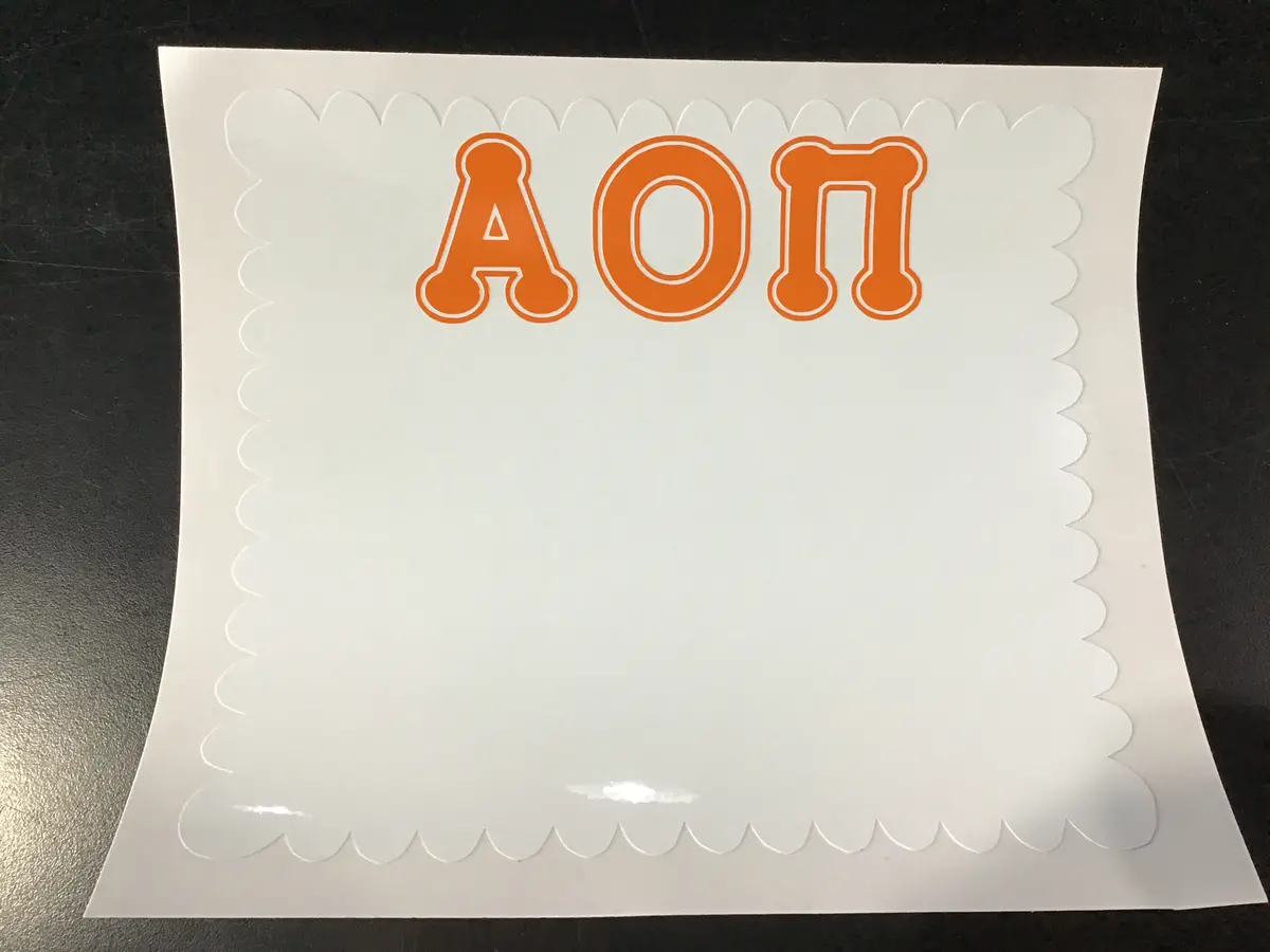 Alpha Omicron Pi Sticky White Board - Discontinued 1