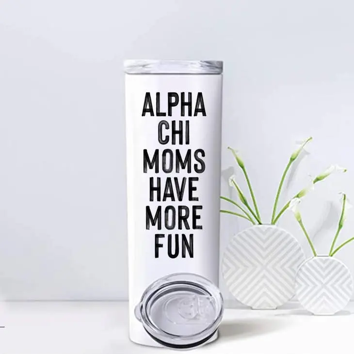 Alpha Chi Omega Mom Tumbler 1