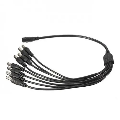 8-Way Dc Power Supply Splitter - Y Cable 1