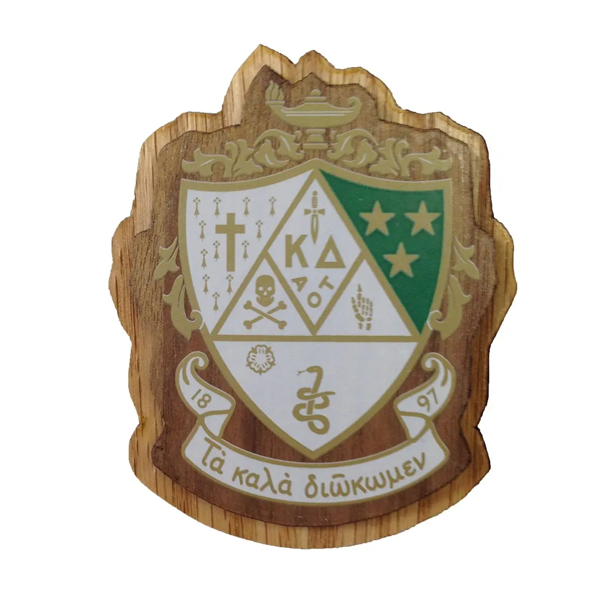 Kappa Delta Large Wood Crest 1