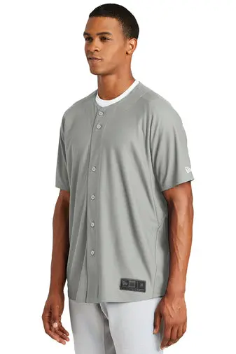 Nea220 New Era Diamond Era Full-Button Baseball Jersey 1