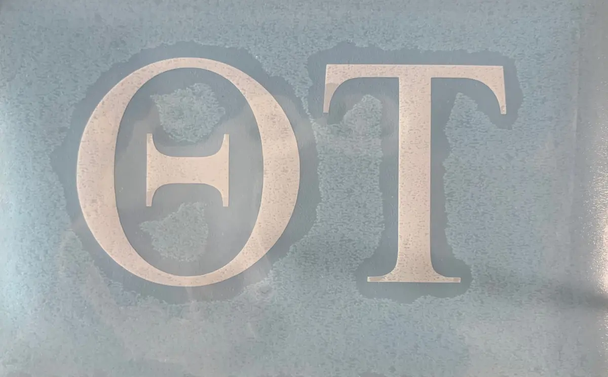 Theta Tau Vinyl Decal 1