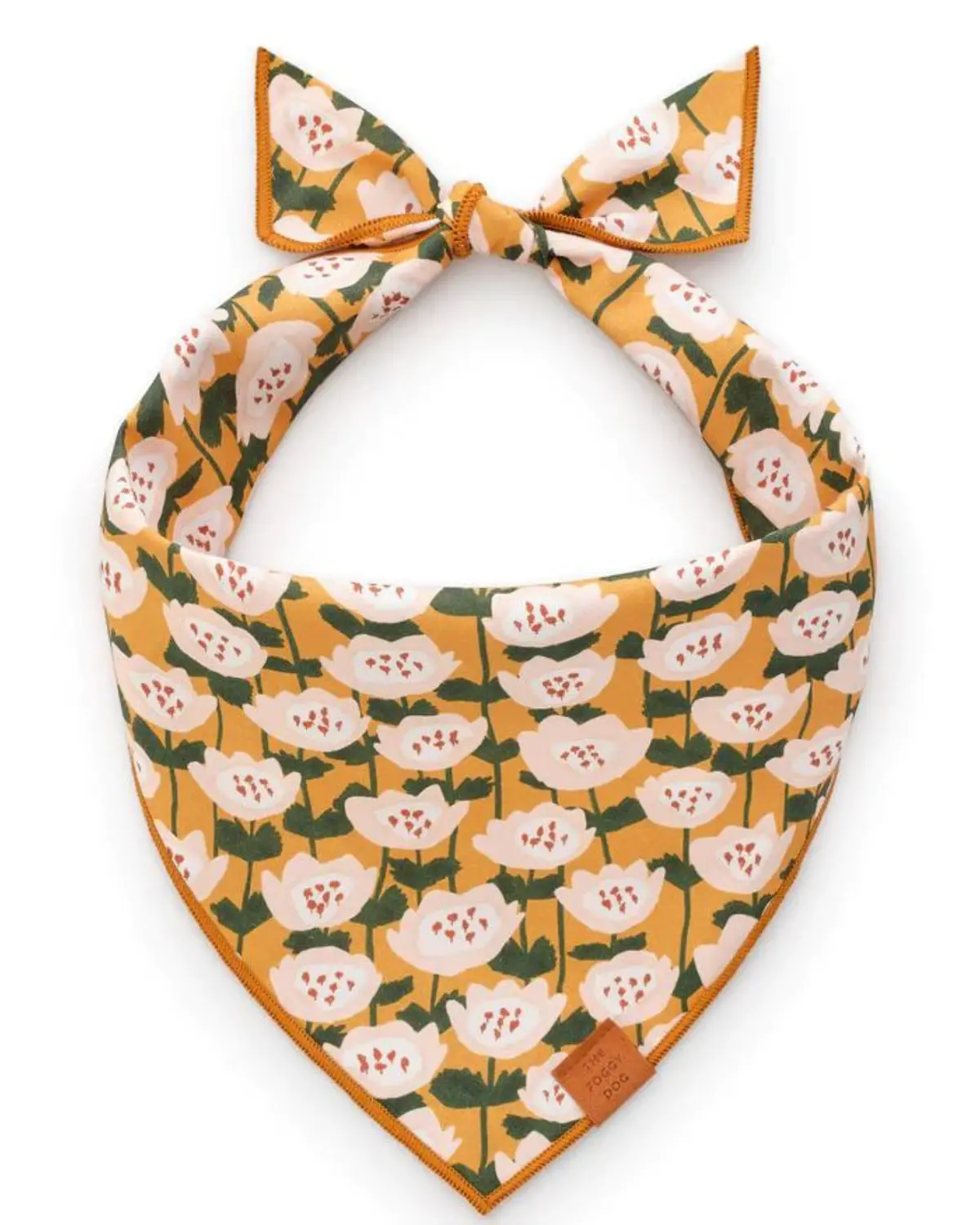Goldenflowers Dog Bandana (Made In The Usa) )(Final Sale) 2