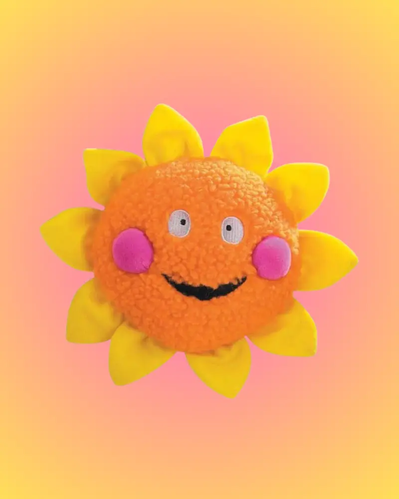 Sun Dog Squeaky Plush Toy (Final Sale) 1